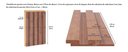 Ver imagem 4 de Painel Ripado de Madeira MDF 270CMX1,5CMX6CM Carvalho York Marrom Casablanca