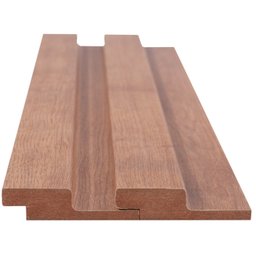 Painel Ripado de madeira MDF 270cmx1,5cmx6cm Carvalho York   - 7