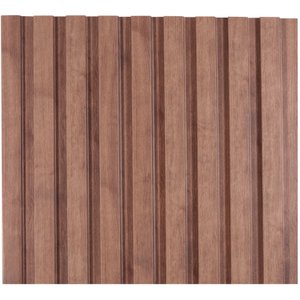 Painel Ripado de Madeira MDF 270cmx1,5cmx6cm Carvalho York Casablanca