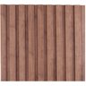Painel Ripado de Madeira MDF 270cmx1,5cmx6cm Carvalho York Casablanca - 2