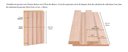 Ver imagem 7 de Painel Ripado de Madeira MDF 270CMX1,5CMX6CMMARFIM Bege/Marfim Casablanca