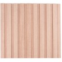 Ver imagem 2 de Painel Ripado de madeira MDF 270cmx1,5cmx6cmmarfim  