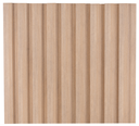Ver imagem 3 de Painel Ripado de Madeira MDF 270CMX1,5CMX6CM Roble Natural Bege/Marrom Casablanca