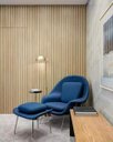 Ver imagem 4 de Painel Ripado de Madeira MDF 270CMX1,5CMX6CM Roble Natural Bege/Marrom Casablanca
