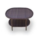 Ver imagem 3 de Conjunto de Poltronas Fibra Sintética Karibe - 2 Poltronas + 1 Mesa Centro - Tecido Alanta