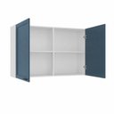 Ver imagem 4 de Armário Aéreo Planejado Duplo 120cm Soho CabeCasa MadeiraOriginals Branco/Azul