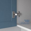 Ver imagem 6 de Armário Aéreo Planejado Duplo 120cm Soho CabeCasa MadeiraOriginals Branco/Azul