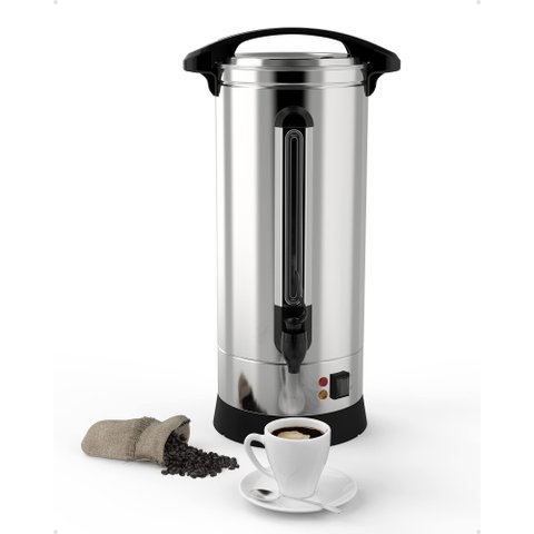 Takywep Urna de Café 10l Aço Inox 1500w 65 Xícaras Prata