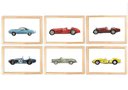 Ver imagem 1 de Kit Quadro Infantil Decoração Carros Antigos Transporte Infantil Decorativo Quarto Criança Bebê Meni