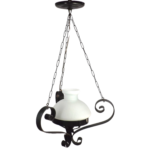 Lustre Tribal Artesanal Para Sala Quarto Ø 16cm - SAT Serralheria Artística Tarcizo Artístico Curvo