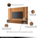 Ver imagem 4 de Conjunto Home Suspenso C/led e Mesa de Centro Rennes Mdf/mdp Cinamomo/off White G26 - Gran Belo