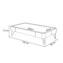 Ver imagem 7 de Conjunto Home Suspenso C/led e Mesa de Centro Rennes Mdf/mdp Cinamomo/off White G26 - Gran Belo