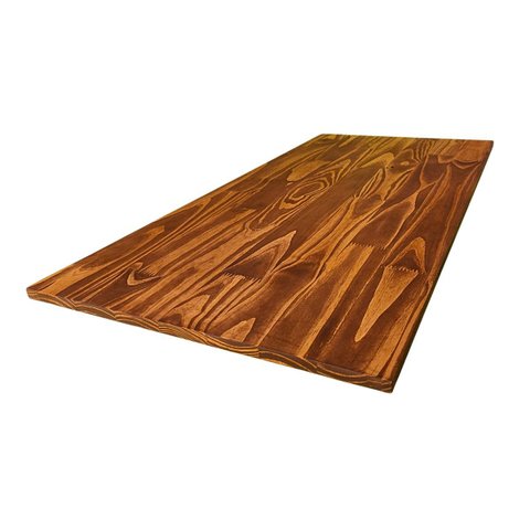Tampo de Mesa Madeira Maciça Natural Pinus P/ Bancada 100x50:ipe