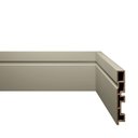 Ver imagem 1 de Rodapé de PVC Frisado Acqua New 10CMX15MMX2,40m Rende 14,40m Cinza/Itália Eucafloor