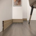 Ver imagem 3 de Rodapé de PVC Frisado Acqua New 10CMX15MMX2,40m Rende 14,40m Marrom/Cinnamon Eucafloor