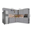 Ver imagem 3 de Cozinha Completa 15 Peças Americana 16 Peças 6 Aéreos 5 Balcões 1 Paneleiro 4 Complementos C5p33