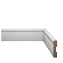 Ver imagem 1 de Rodapé de MDF Frisado 10CMX15MMX2,40m Rende 14,40m Branco/Max Eucafloor