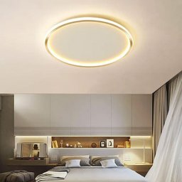 Lustre Plafon 3 em 1 Led Minimalista Moderno Residencial Comercial Iluminaçao Ambiente - 11