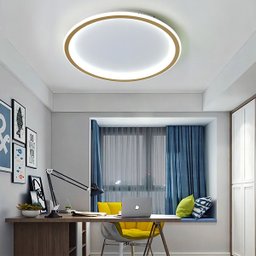Lustre Plafon 3 em 1 Led Minimalista Moderno Residencial Comercial Iluminaçao Ambiente - 9