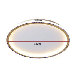 Lustre Plafon 3 em 1 Led Minimalista Moderno Residencial Comercial Iluminaçao Ambiente - 7