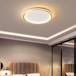 Lustre Plafon 3 em 1 Led Minimalista Moderno Residencial Comercial Iluminaçao Ambiente - 2