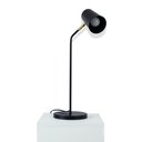 Ver imagem 2 de Luminária de Mesa Clara Preto Articulada E27 Lumim