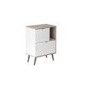 Ver imagem 3 de Gabinete com Pés para Banheiro sem Cuba Nordic Branco/Argento
