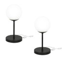 Ver imagem 1 de Kit 2 Luminárias de mesa abajur Orby Preto
