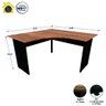 Mesa Escrivaninha em L 135cm X 60cm Pés Painel F5 Office - 3