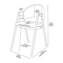 Ver imagem 3 de Cadeira Mesa de Jantar Suellen Estofada Reforçada - Balaqui Cor:bege