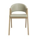Ver imagem 4 de Cadeira Mesa de Jantar Suellen Estofada Reforçada - Balaqui Cor:bege