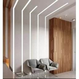 Perfil Alumínio Embutir Led Gesso Marcenaria Slim Branco 2m Woodglass Embutir branco 2m - 4