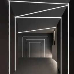 Perfil Alumínio Embutir Led Gesso Marcenaria Slim Branco 2m Woodglass Embutir branco 2m - 3