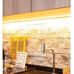 Perfil Alumínio Embutir Led Gesso Marcenaria Slim Branco 2m Woodglass Embutir Branco 2m - 12