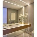Ver imagem 6 de Perfil Alumínio Embutir Led Gesso Marcenaria Slim Branco 2m Woodglass Embutir Branco 2m