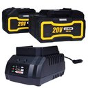 Ver imagem 4 de Chave de Impacto 1/2 Pol 20v Brushless com 2 Baterias 4,0ah e Maleta Ev-3500 Evald