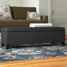 Recamier Bau Veneza 1,20m Suede Cinza - Clique Decor Clique decorações - 7