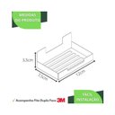 Ver mais imagens de Porta Sabonete de Banheiro Saboneteira Adesivo Branco F.elg