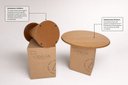 Ver imagem 7 de Mesa de Jantar Redonda Laminado em Madeira 90cm Cairo Marrom