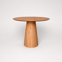 Ver mais imagens de Mesa de Jantar Redonda Laminado em Madeira 90cm Cairo Marrom