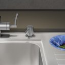 Ver imagem 1 de Dosador de Detergente Pequeno 350ml Ghelplus Cinza/Inox