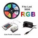 Ver mais imagens de Fita Led Colorida a Prova Dagua Luz Led Original com Fonte