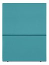 Ver imagem 2 de Cabeceira Cama Box Organica Solteiro 90cm Luna Suede C/frame Azul Celeste