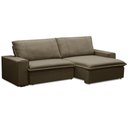 Ver mais imagens de Sofá Retrátil Reclinável para Sala 3 Lugares 250cm Varsov F04 Veludo Amêndoa - Lyam Decor