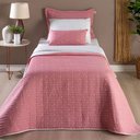 Ver imagem 3 de Cobre Leito Solteiro Urbany Bordado Hipercal 400 Fios 4 Peças - Rose Mr Enxovais