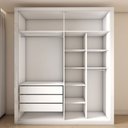 Ver imagem 5 de Guarda-roupa Solteiro Severo 4 Portas 3 Gavetas - Panorama Móveis