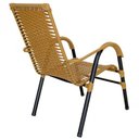 Ver imagem 4 de Cadeira de Área Externa Bela de Aço Carbono e Fibra Sintética Caramelo