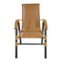 Ver imagem 5 de Cadeira de Área Externa Bela de Aço Carbono e Fibra Sintética Caramelo