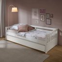 Ver imagem 1 de Sofá Cama Plus em Madeira Maciça Mv Outlet Branco