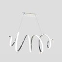 Ver imagem 1 de Lustre Pendente Moderno Ondular Espiral Led 50w 4000k Bivolt 6013